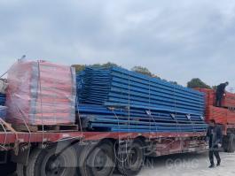 西安二手货架安装结束,顺利投入使用